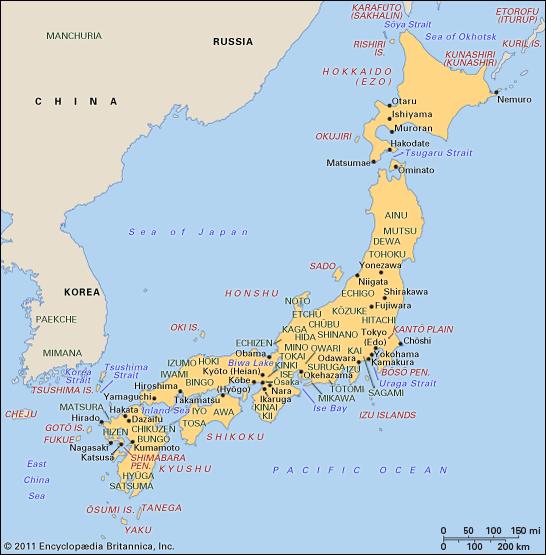 Population and Settlement - Japan